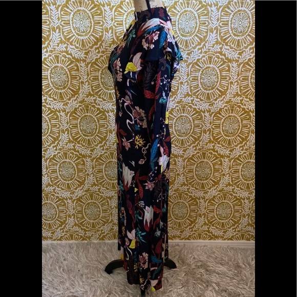 H&M FLORAL FLOWERS DRESS - Picture 3 of 8